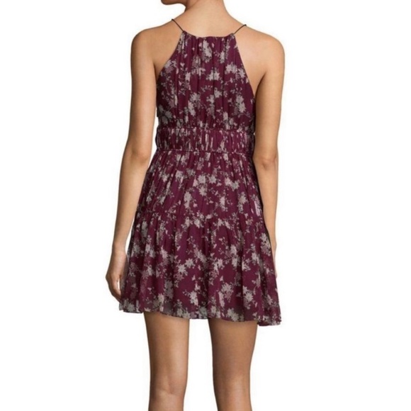 COPY - NWT! Cinq à Sept Meadowland Floral Lotus Silk Cocktail Dress, Medium - Picture 2 of 5